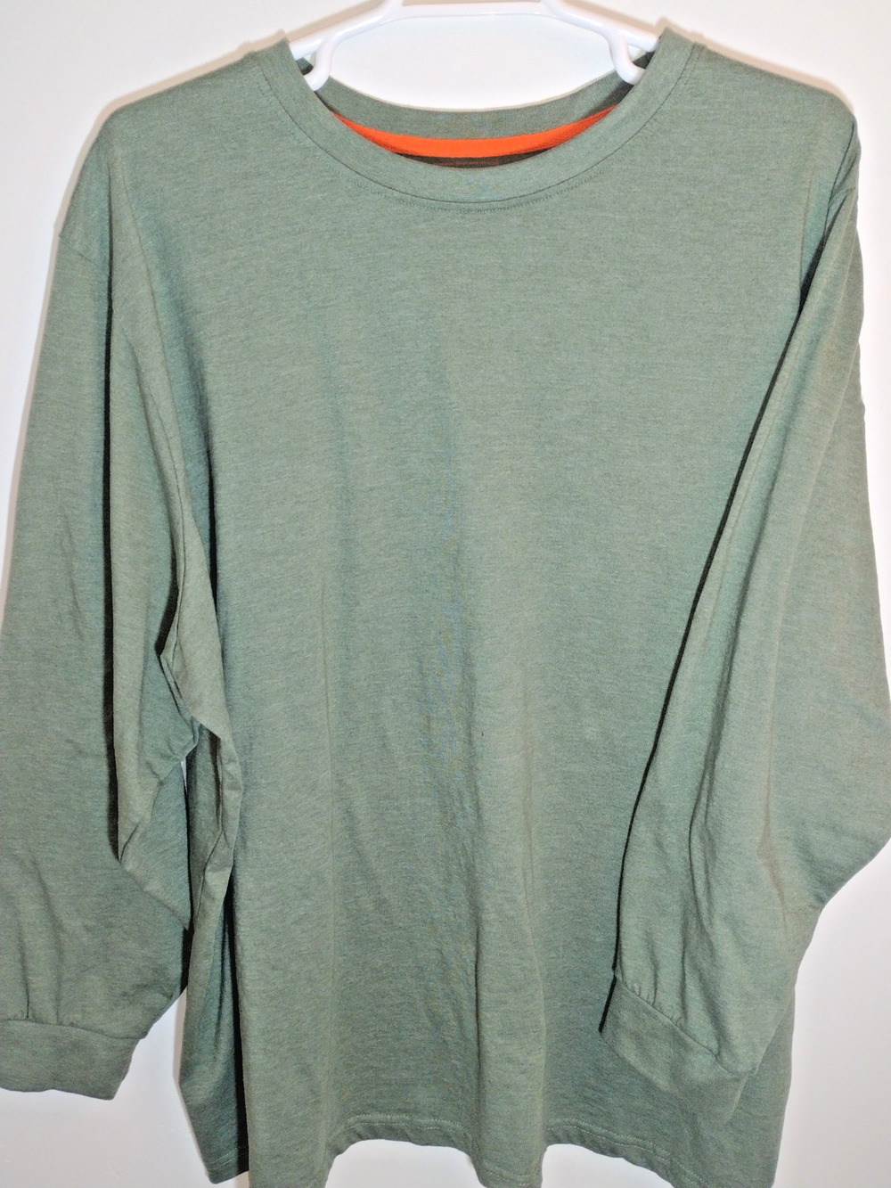Boulder Creek Men 4XT Big Tall Long-Sleeve No Pocket crew t-shirt work casual